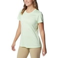 thumbnail image 5 of Columbia Women's Hike Short Sleeve Crew, Key West/Heather, XX-Large, 5 of 6