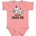 thumbnail image 3 of Inktastic Zebra My Papa Loves Me Boys or Girls Baby Bodysuit, 3 of 5