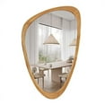 thumbnail image 7 of WallBeyond Irregular Natural Wood Frame Wall Mirror for Bathroom, Asymmetrical Home Wall Decor, 7 of 7