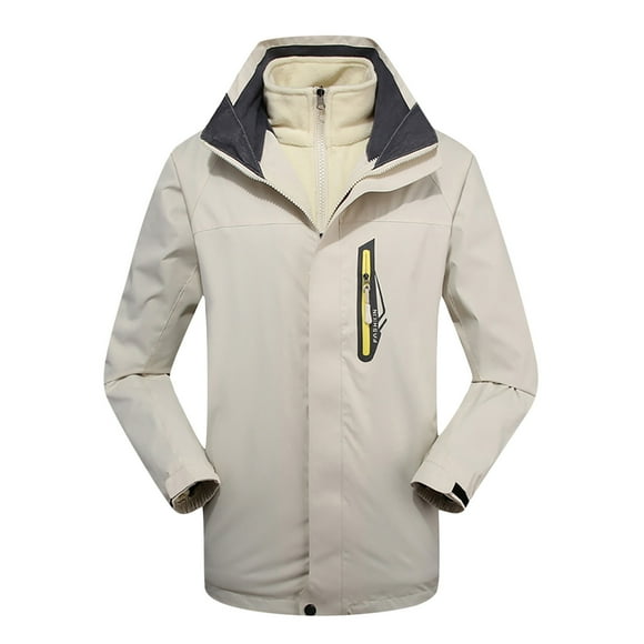 Dvkptbk Jacket Hoodies Women Men Couples Winter Sport Outdoor Windbreaker Thick Warm Jacket Coat on Clearance