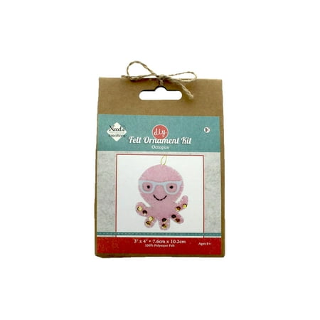 - Needle Creations Kit Felt Ornament Octopus