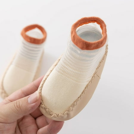 

Hunpta Toddler Shoes Infant Toddler Shoes Soft Sole Toddler Shoes Striped Hollow Breathable Non Slip Socks Socks Shoes