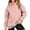 Pink, variant on IROINNID Women's Fall Tops Long Sleeve Fall And Winter Solid Color Hooded Sweatshirt Loose Fit Casual Basic Comfy Hoodie,Olive Green
