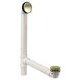 thumbnail image 5 of Westbrass Sch. 40 PVC Bathtub Assembly with Tip-Toe Drain and No-Hole Overflow, Polished Brass, 5 of 15