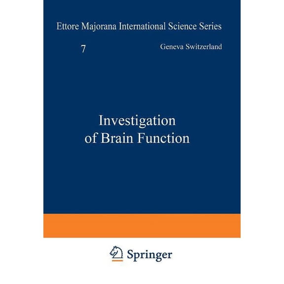 Ettore Majorana International Science Investigation of Brain Function, Book 7, (Paperback)