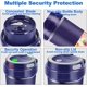 thumbnail image 2 of Licuadora portátil, minilicuadora para batidos, licuadora personal para frutas, exprimidor eléctrico portátil USB con 2 cuchillas, batería recargable de 1400 mAh, 2 of 3