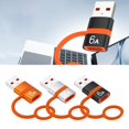 thumbnail image 2 of Adaptador USB A a USB C de alta calidad para una carga rápida y fiable – Perfect Orange, 2 of 7