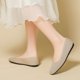 thumbnail image 2 of Zapatos Planos Punto para Mujer Ballet Informales Antideslizantes Transpirables El Y La Oficina (Beige 36), 2 of 9