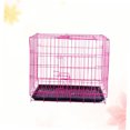thumbnail image 3 of OULII Pet Crate Dog Cage Iron Pink with Scratch Resistance 1Pcs, 3 of 7