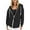 Black, variant on Winter clothing for women Plus Size Hooded Jacket For Zip Up Casual Outerwear Cozy Soft Warm Sportswear Long Sleeve Streetwear
