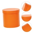 thumbnail image 3 of LOLIPPYY Orange Flower Round Box Paper Material for Bouquet Display and Event Decoration, 3 of 8