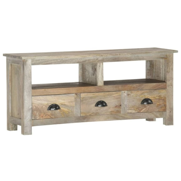 vidaXL TV Cabinet 110x30x50 cm Solid Mango Wood