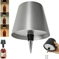 thumbnail image 1 of HomeNest Wireless Wine Bottle Lamp Head Portable LED Wireless Wine Bottle Lamp With 3 Modes Dimming Rechargeable Control Wine Bottle Suitable For Any Wine Bottle ( Lamp Shade), 1 of 1