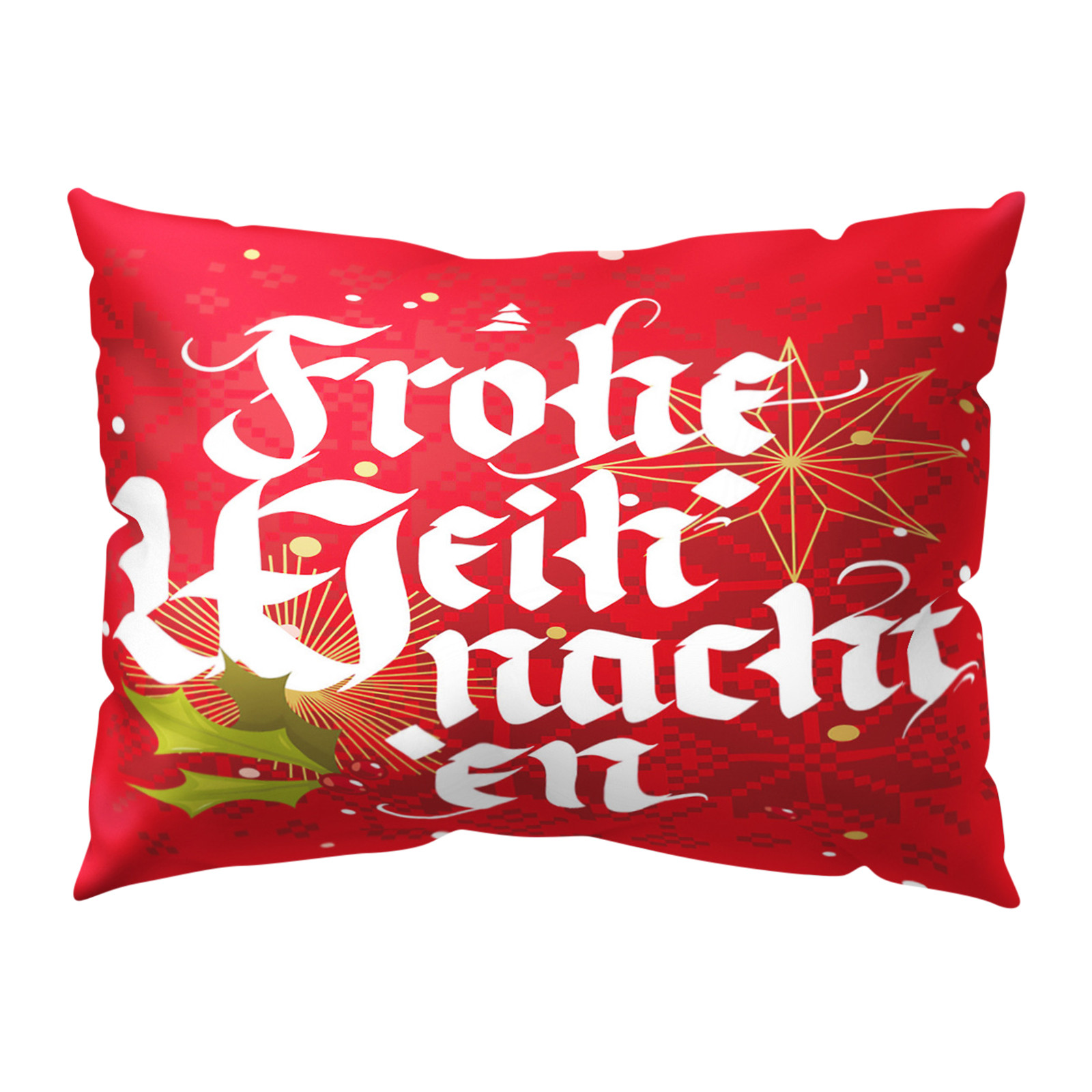 Jikolililili Home Decoration Pillow Case Christmas Letter Long Pillow