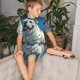 thumbnail image 4 of Balery Starry Sky Cloud Bulldog Conjunto de Pijama Infantil de Manga Corta con Estampado – Ropa de Dormir de Algodón Suave-XX-Large, 4 of 6