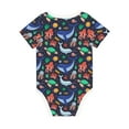 thumbnail image 5 of Balery The Underwater World Pattern Baby Climbing Clothes Infant Bodysuit Cute Infant Bodysuit Baby Romper-18 Months, 5 of 7