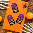 thumbnail image 3 of Koyal Wholesale 100-Pk Jk O Lanterns Halloween Gift Tags With String, Favor Bag Tags Halloween Decorations 2 x 3.75 inch, 3 of 5