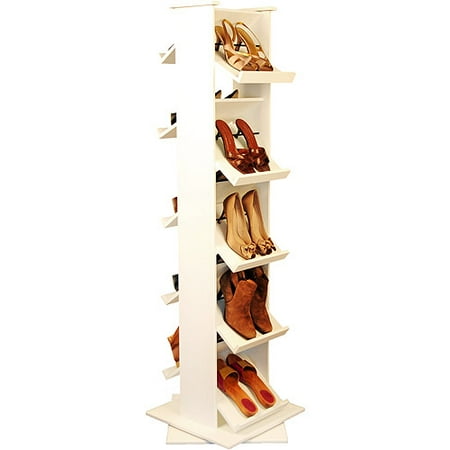 Revolving Shoe Tower, White