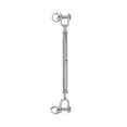 thumbnail image 2 of Youkk Tendeur de Câble en Acier Inoxydable Corps Fermé Fourche Vis Gréement Argent M5 1ensemble, 2 of 6