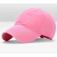 thumbnail image 1 of LinYooLi 13 Color! High Quality Washed Cotton Adjustable Solid Color Baseball Cap Unisex Couple Cap Fashion Leisure Dad Hat Snapback Cap, 1 of 6