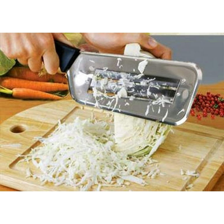 Wovte Cabbage Kitchen Knife Slicer Chopper Shredder Sauerkraut Cutter Coleslaw Grater, Silver
