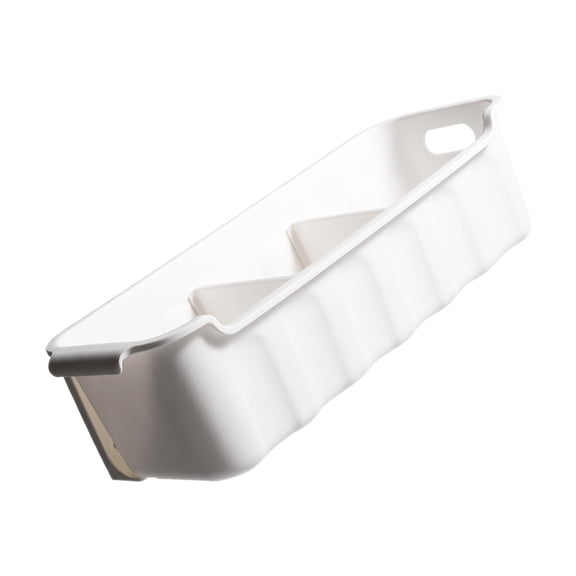 HOOWIFFY Kitchen Storage Box White PP Multi-Grid Organizer for Countertop and Drawer Use, and Space-Saving