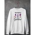 thumbnail image 3 of Halloween W My Gnomies Sweatshirt Men -Image by Shutterstock, Male 3X-Large, 3 of 4