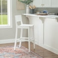 thumbnail image 3 of Linon Kristle 31" Indoor Folding Bar Stool, Gray wash/Beige, 3 of 10