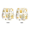thumbnail image 3 of Balery Farm Bee Cute Honey Pantalones cortos deportivos para mujer con forro y dos bolsillos, elásticos, para entrenamiento, gimnasio, yoga-XX-Large, 3 of 7