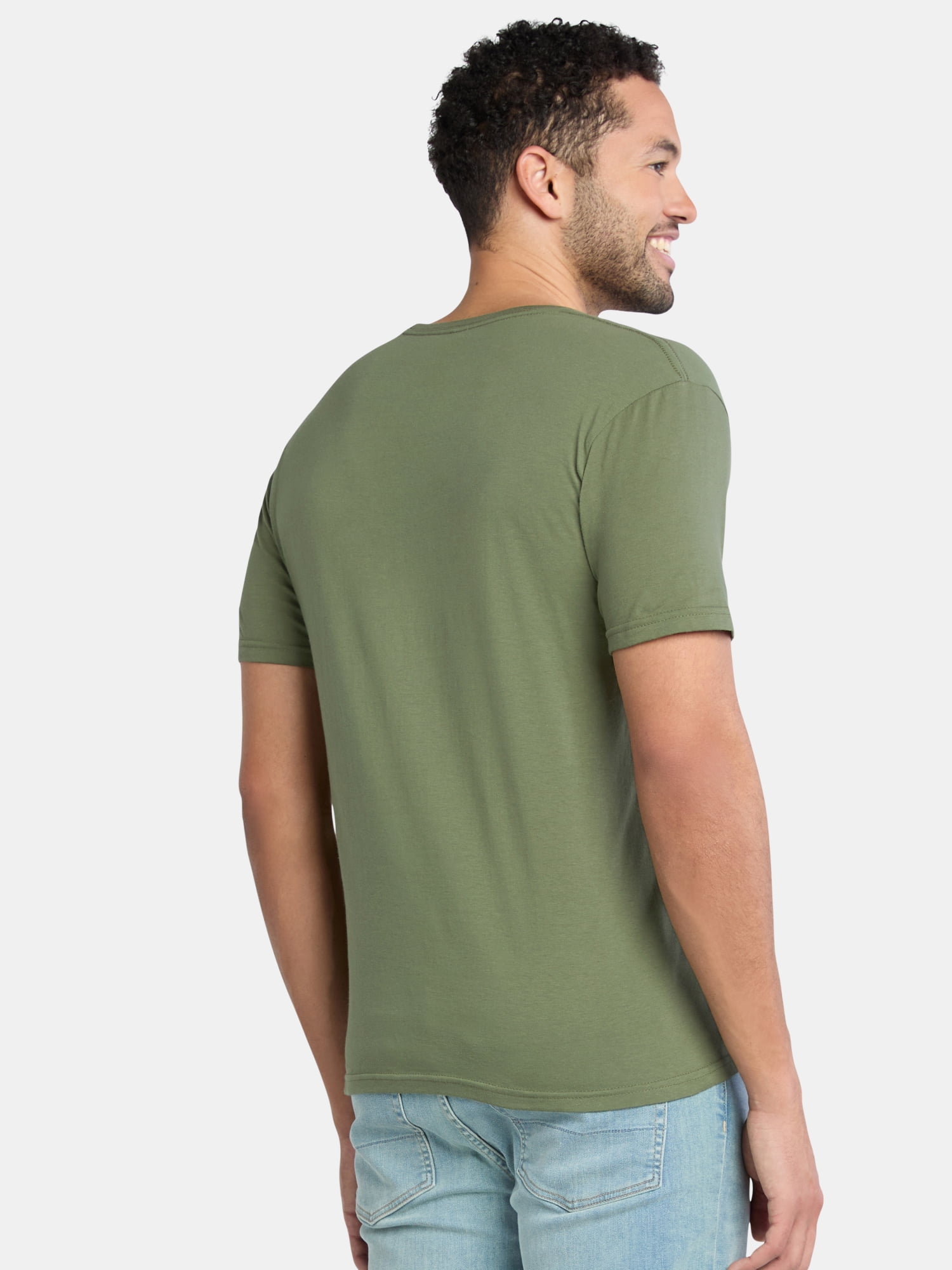 Peanuts Snoopy Green Earth Happy Earth Men’s and Big Men’s Graphic Tee, Sizes S-3XL