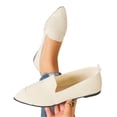 thumbnail image 3 of Willtoo Womens Mesh Soft Sole Non Slip Flat Pointed Toe Breathable Slip On Lazy Shoes Casual Round Toe Loafers, 3 of 6