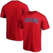Men's Red Chicago Cubs Official Team Wordmark T-Shirt