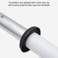 thumbnail image 4 of KOETSU KOETSU 4-Section Aluminum Alloy Kayak Paddle with Arc Streamline Design, Flow Guide Teeth, and Water Stop Ring for Efficient Rowing - Blue, 4 of 6
