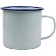 thumbnail image 1 of Falcon - Taza tradicional esmaltada (Blanco), 1 of 2