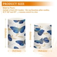 thumbnail image 3 of Set of 2 Flameless Candles Lights with Remote Control Flickering LED Candles Electric Candles for Home Decor Parties Watercolor Blue Butterfly, 3 of 7
