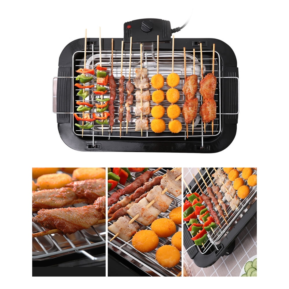 STEEL Smokeless Grill Indoor Grill Ultra Nonstick Electric Grill