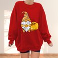 thumbnail image 1 of ICHUANYI Liquidación Moda Mujer Otoño Invierno Gafas de Halloween Chica Estampado Casual Deportes Cuello Redondo Chándales Manga Larga ICHUANYI WER202308244544, 1 of 4