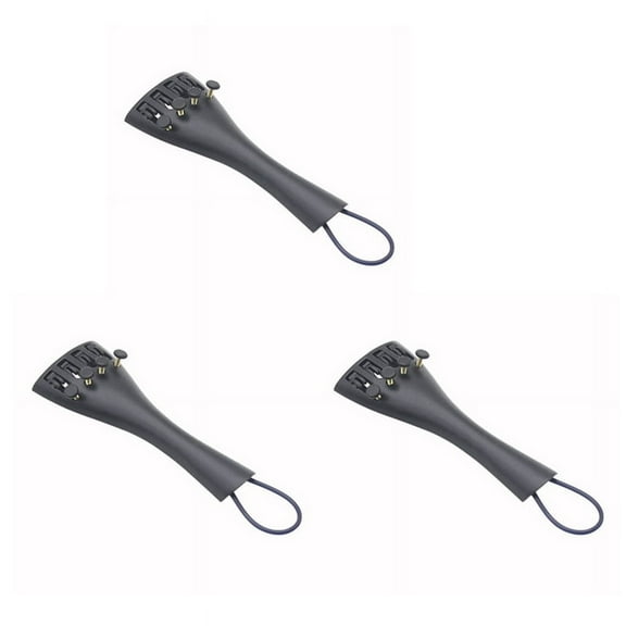 3 x Violin Tailpiece(with built-in fine tuner) 3 x Tailgut-As Shown