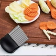 thumbnail image 6 of CMrtew 2025 Upgraded French Fry Slicer Stainless Steel Potato Cutter Set for Perfect 1/2" Fries Heavy Duty Vegetable & Fruit Chopper (Easy Grip, Dishwasher Safe), 6 of 6