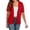 Red, variant on Womens Plus Size Short Sleeve Lightweight Cardigan For Women Casual Loose Thin Cardigan Tops