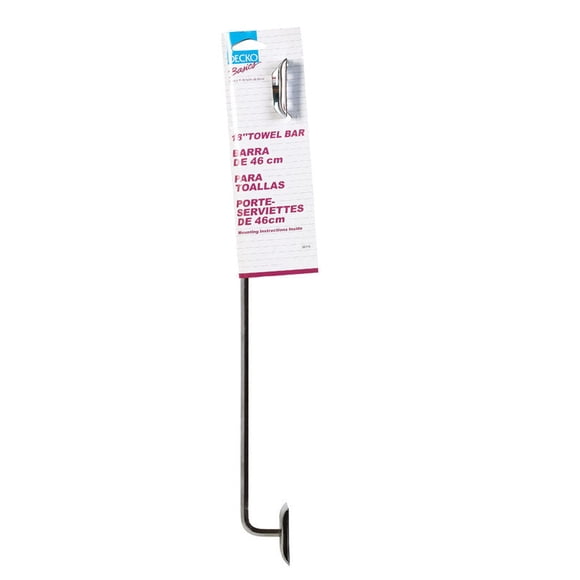 Toallero DECKO Diamond Chrome Silver 45 cm L Acero