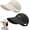 Beige+black, variant on 2 Pack UPF Sun Protection Baseball Hat for Men and Women Lightweight Wide Brim Outdoor Hats Adjustable Velcro Closure