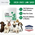 thumbnail image 6 of Chew + Heal Grass Saver For Dogs Urine, 120 Soft Chews - Keeps Lawn Green - Reduces Stool Odor, 6 of 7