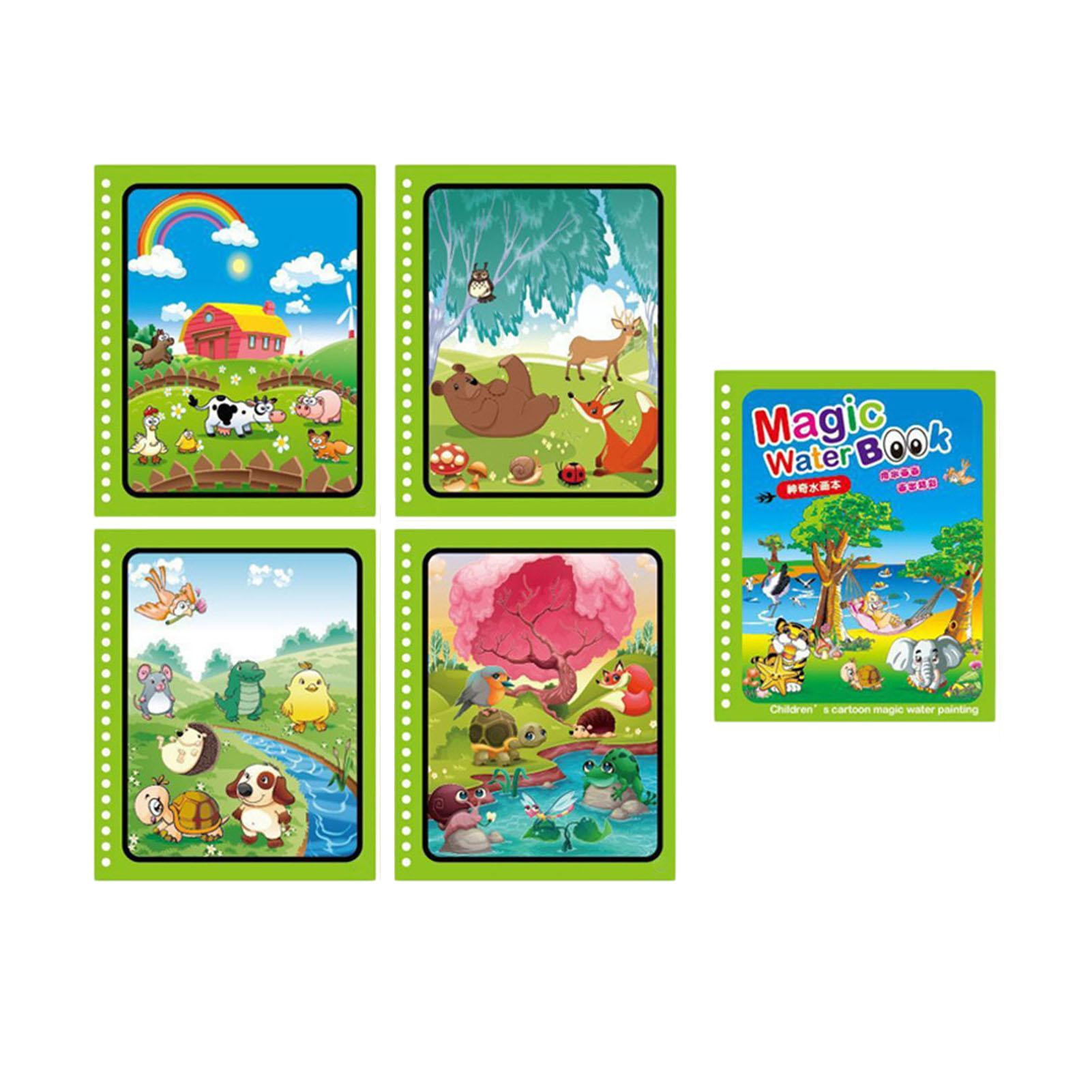Download Horypt Magic Water Book Set Water Coloring Book with Water ...