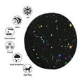 thumbnail image 6 of DouZhe Waterproof Spare Tire Cover, Stars Starry Colorful Prints Adjustable Wheel Covers Fit for Jeep Trailer RV SUV Car, 16 inch, 6 of 7