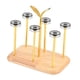 thumbnail image 2 of Escurridor de tazas con base antideslizante, ahorra espacio y organizador para botellas de agua, ideal para mostrador, cafetería, hogar y bar., 2 of 9