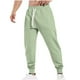 thumbnail image 2 of Puntoco Pantalones casuales de moda para hombre con cintura elástica y bolsillos para exteriores, 2 of 6