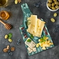 thumbnail image 5 of Retro Cutting Board, Vintage Graphic Design for a Car Wash Sign Commercial Aged Classic Vintage Arsty, Decorative Tempered Glass Cutting and Serving Board, Wine Bottle Shape, Red Teal, by Ambesonne, 5 of 5
