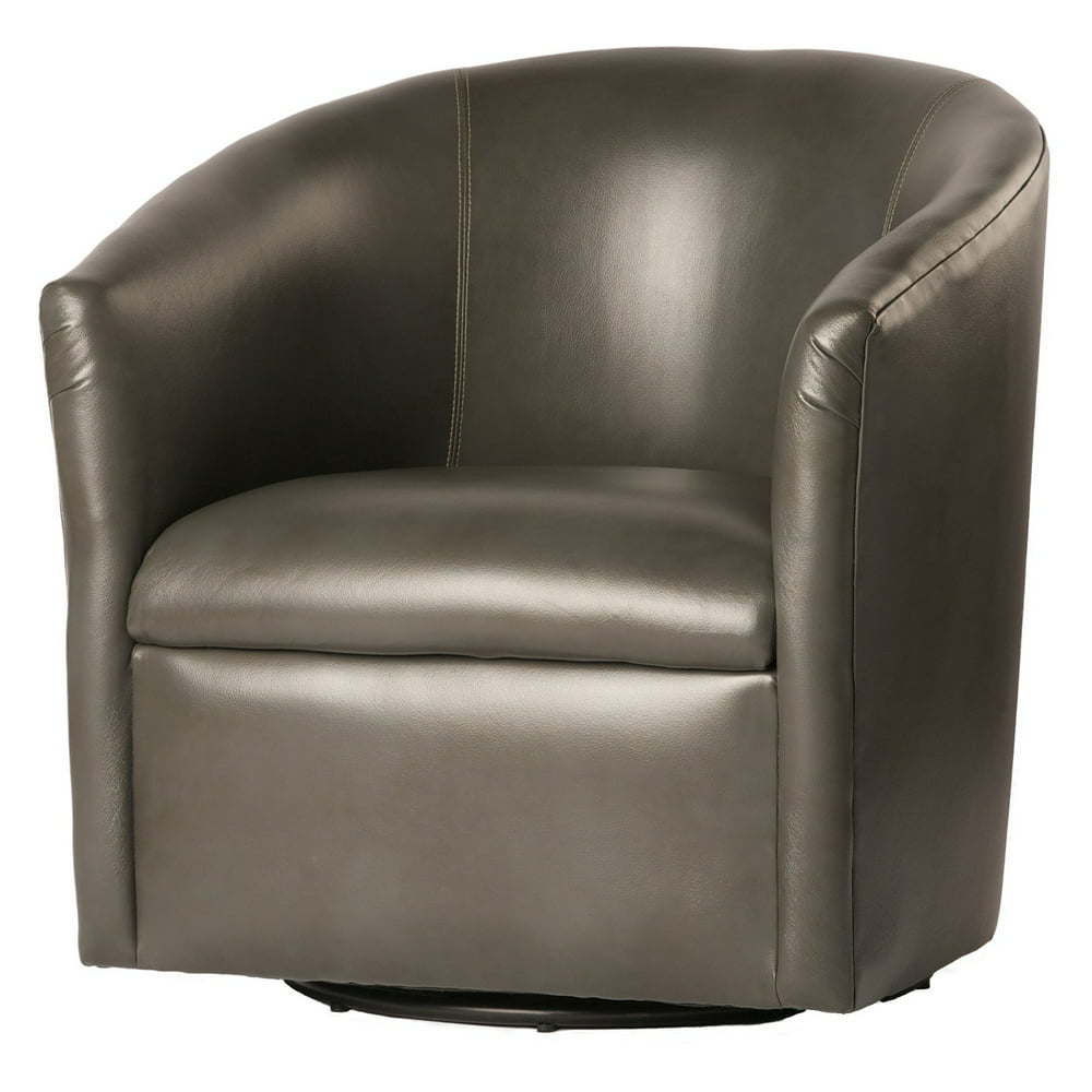 Comfort Pointe Draper Swivel Barrel Chair - Walmart.com - Walmart.com