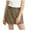Army Green-05, variant on Girls' Cargo Mini Skirt, Elastic Waist Casual Skirt Summer Streetwear Skirt with Side Pockets for 3-14 Y